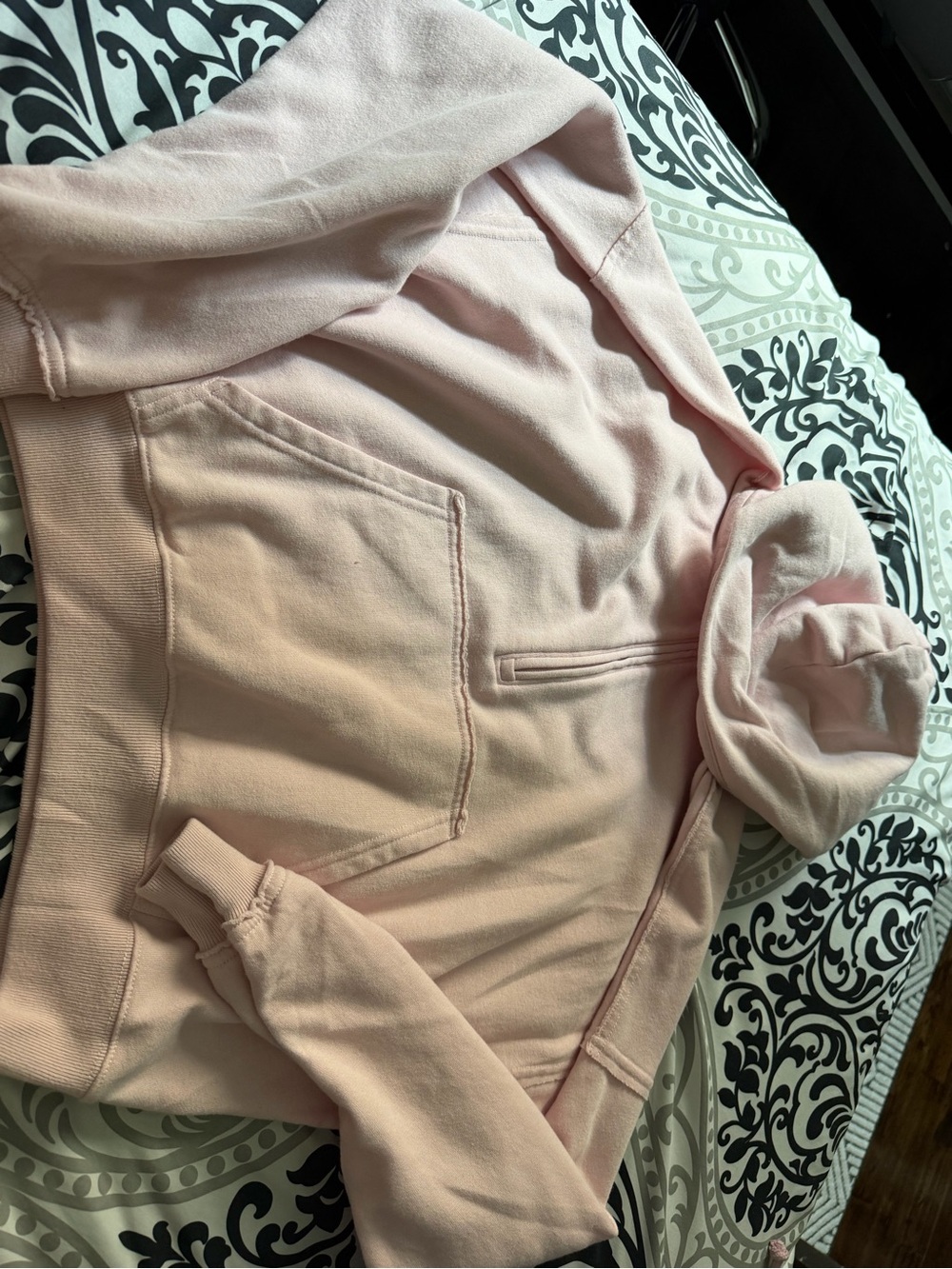 Hollister Light Pink Pullover Hoodie